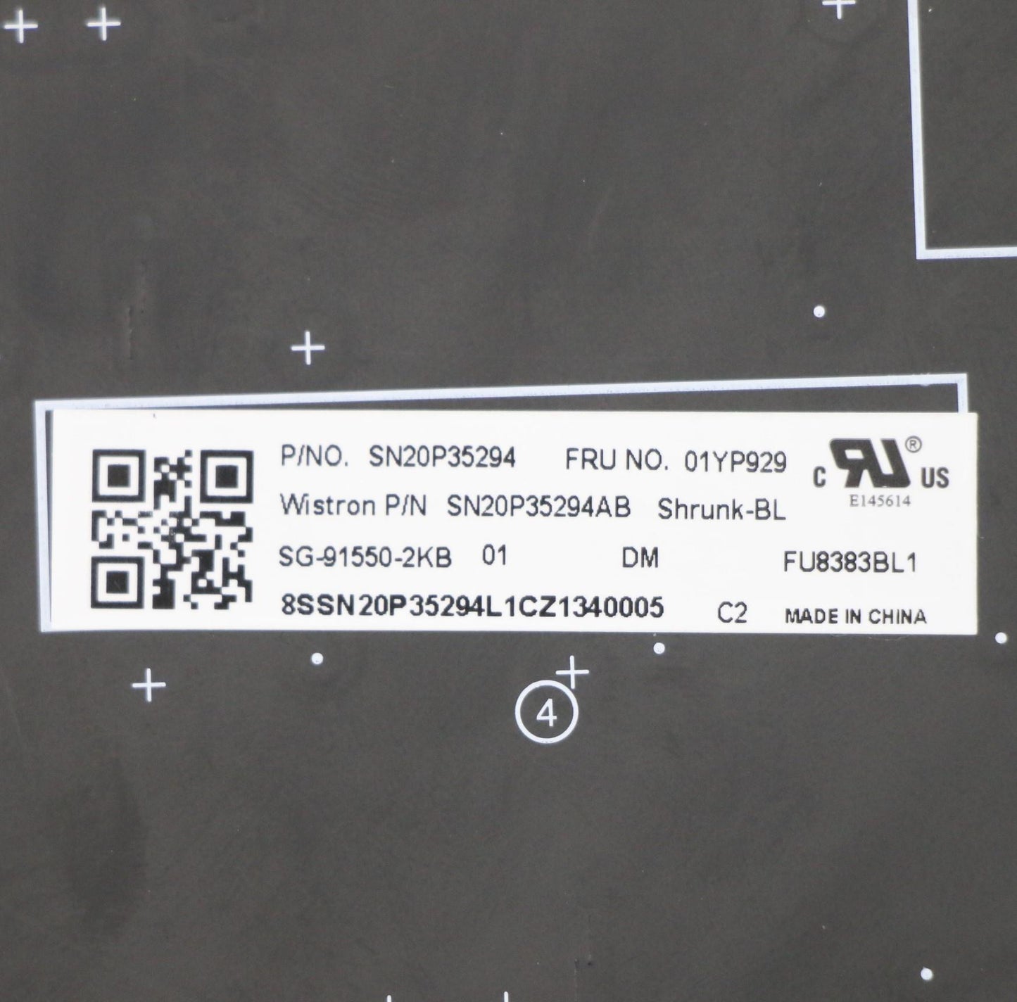 Lenovo Fru Como Sk Ltn Kb-Bl Sv Dk - 01YP929