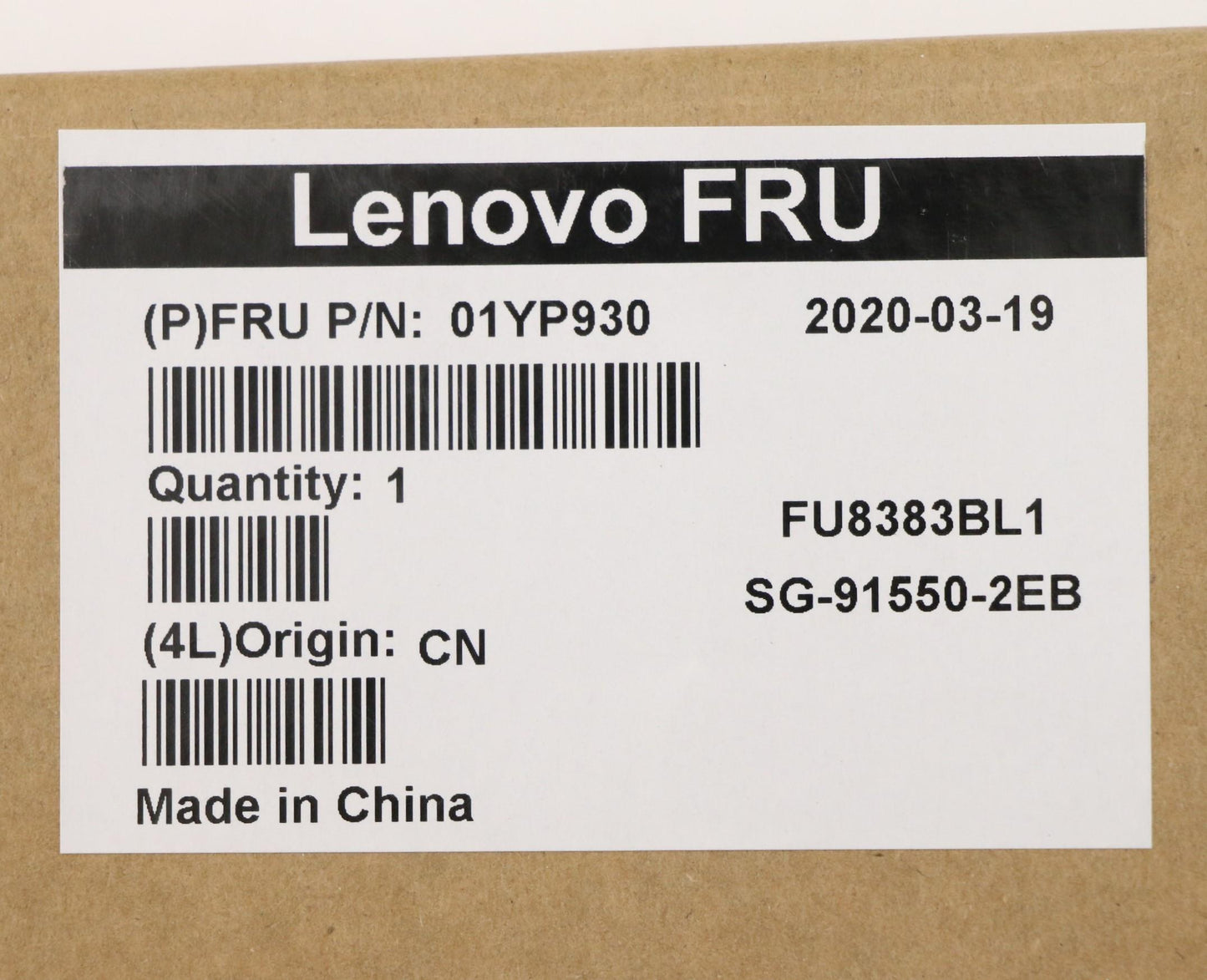 Lenovo Fru Como Sk Ltn Kb-Bl Sv Es - 01YP930