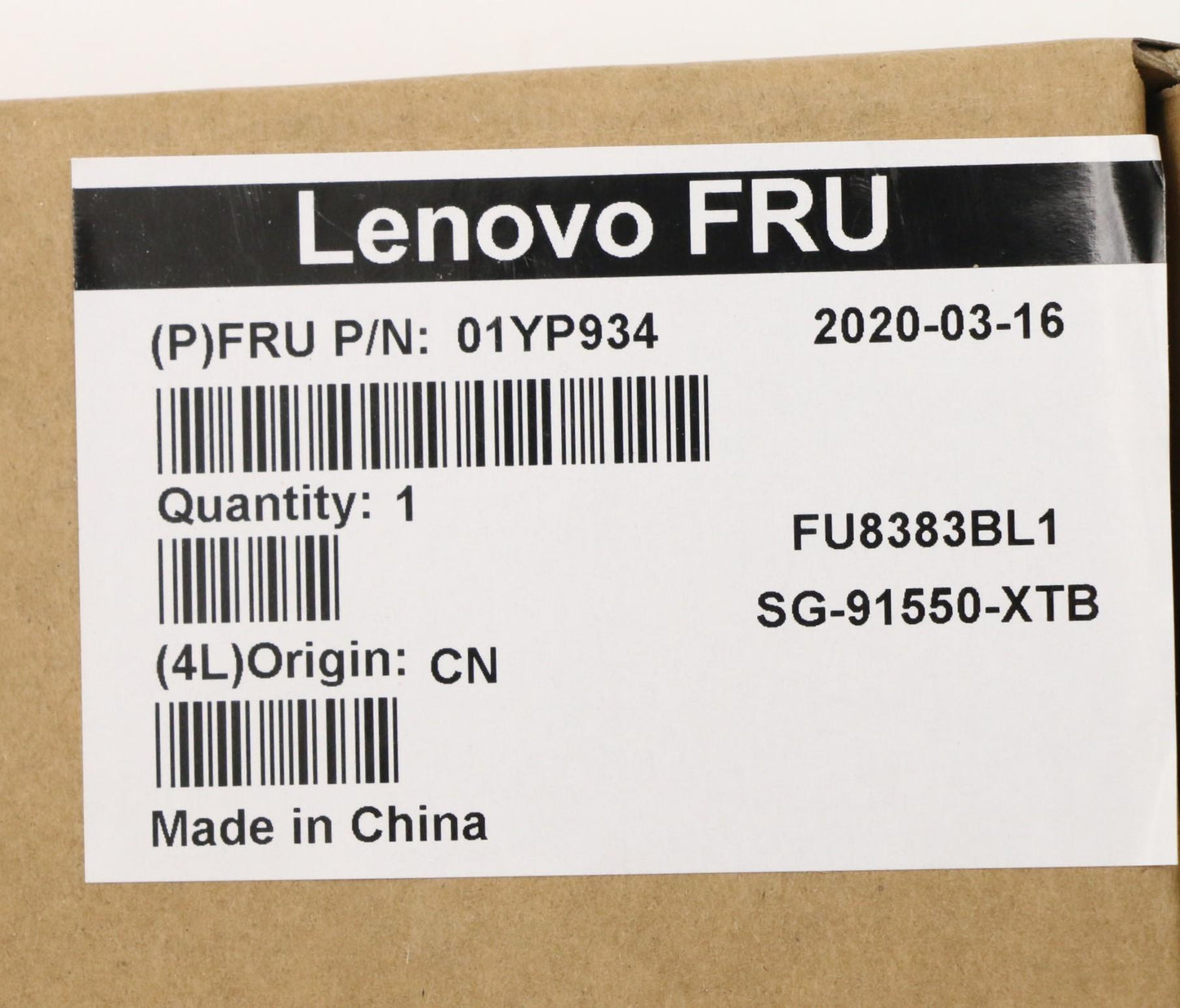 Lenovo Fru Como Sk Ltn Kb-Bl Sv Il - 01YP934