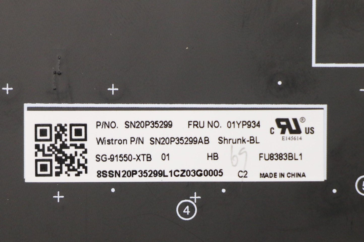 Lenovo Fru Como Sk Ltn Kb-Bl Sv Il - 01YP934