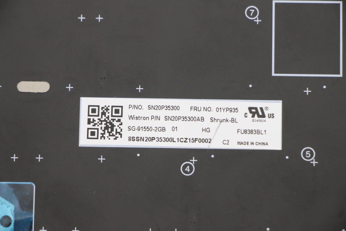 Lenovo Fru Como Sk Ltn Kb-Bl Sv Hu - 01YP935