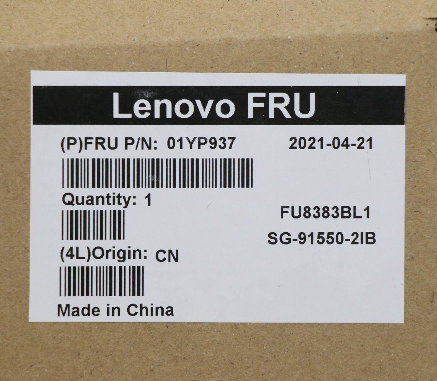 Lenovo Fru Como Sk Ltn Kb-Bl Sv It - 01YP937