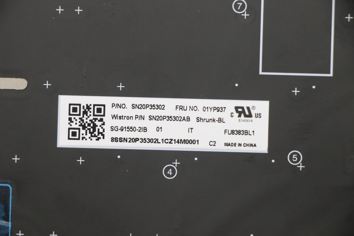 Lenovo Fru Como Sk Ltn Kb-Bl Sv It - 01YP937