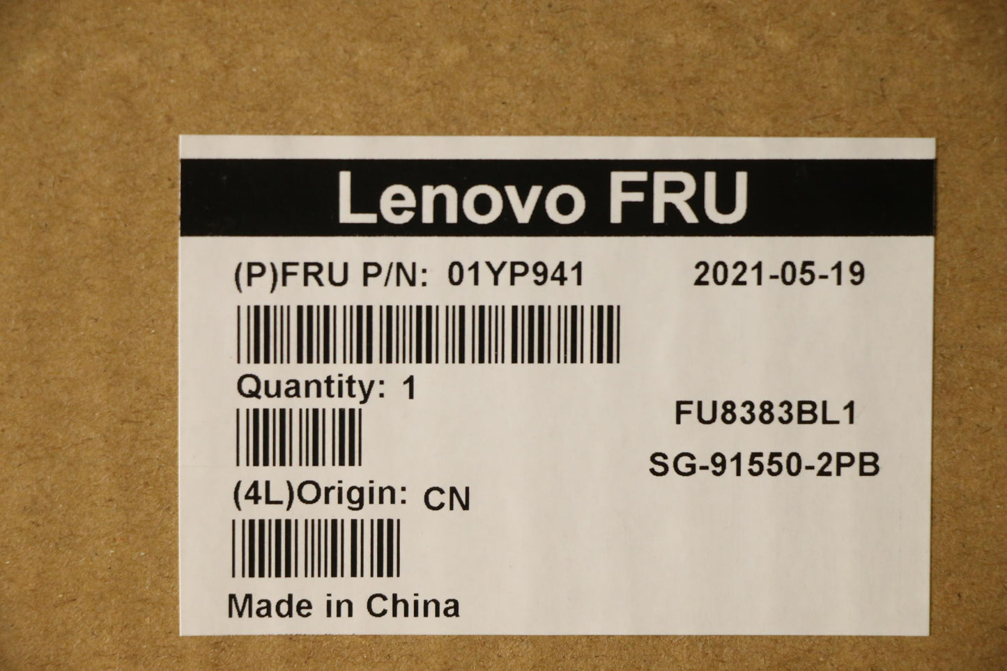 Lenovo Fru Como Sk Ltn Kb-Bl Sv Pt - 01YP941