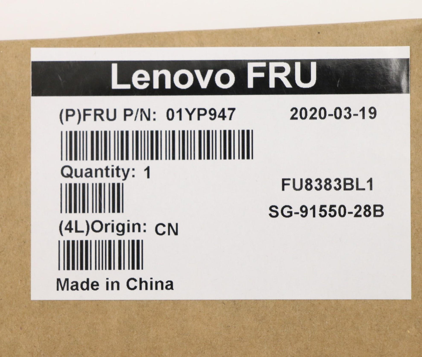 Lenovo Fru Como Sk Ltn Kb-Bl Sv Tr - 01YP947