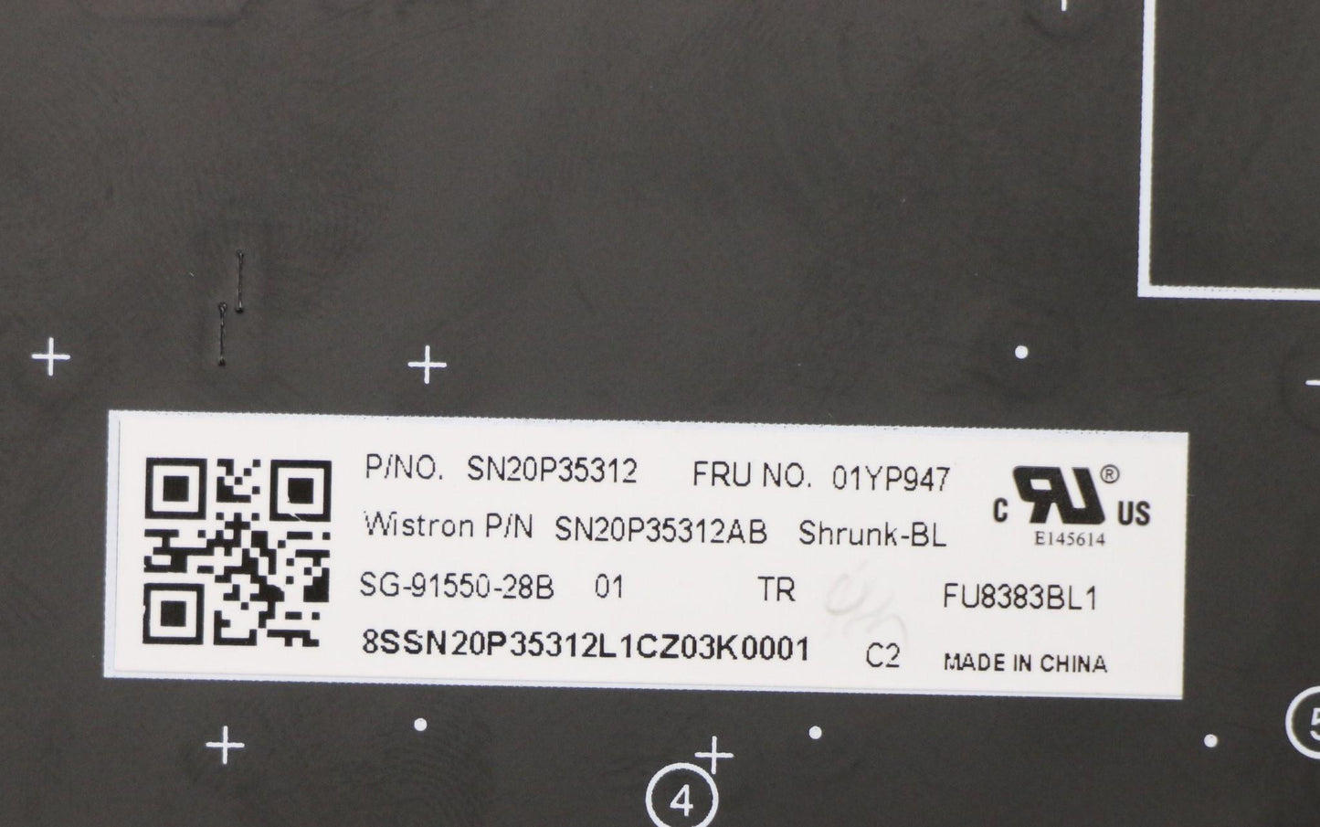 Lenovo Fru Como Sk Ltn Kb-Bl Sv Tr - 01YP947