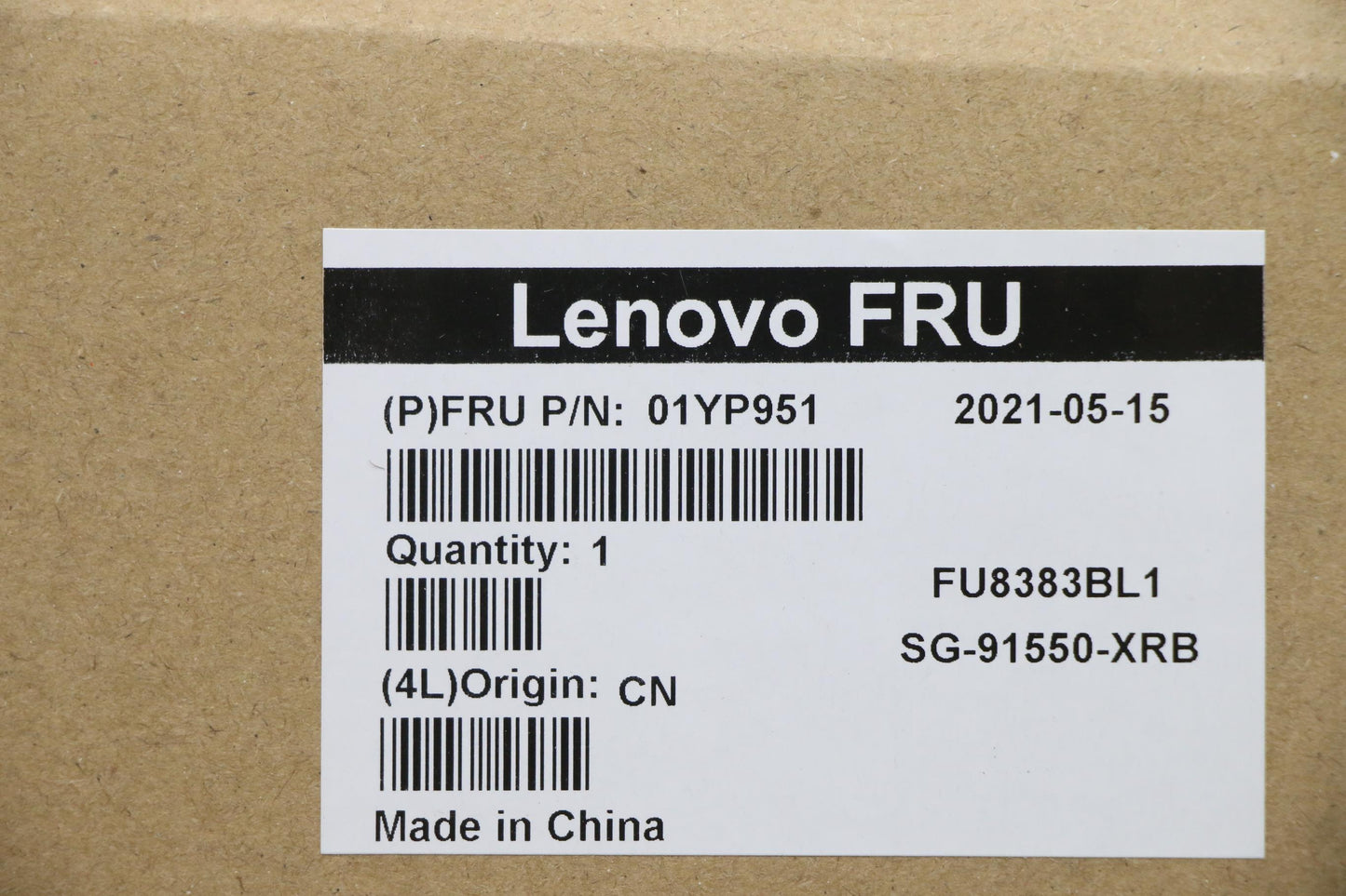 Lenovo Fru Como Sk Ltn Kb-Bl Sv Kr - 01YP951