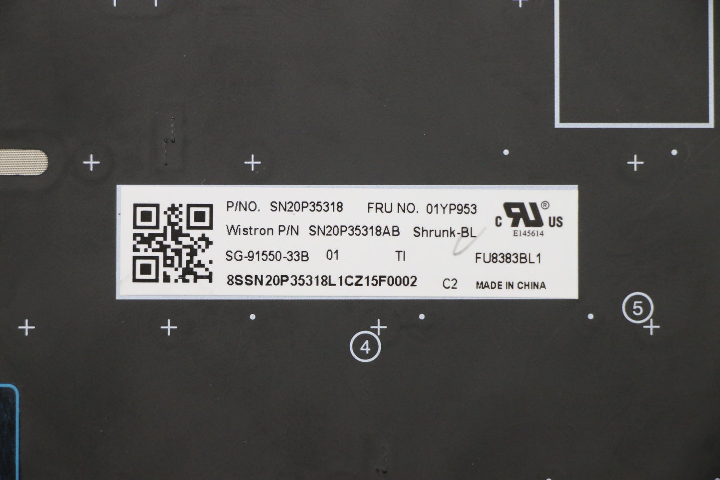Lenovo Fru Como Sk Ltn Kb-Bl Sv Th - 01YP953