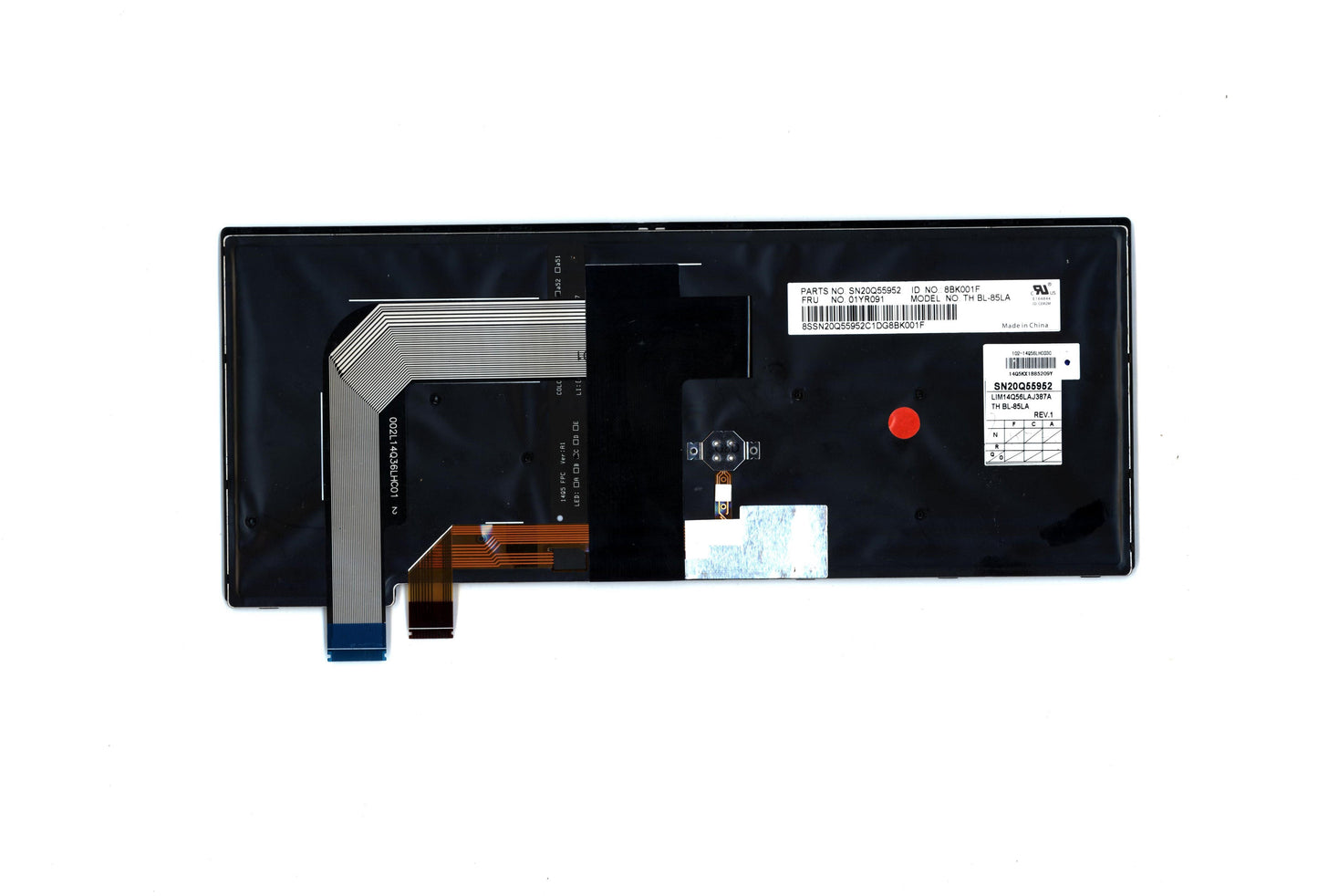 Lenovo Th-Kbd,Las,Chy,Bl - 01YR091