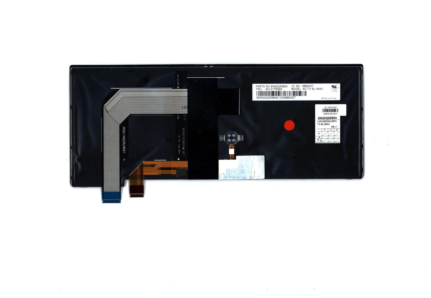 Lenovo Th-Kbd,Ara,Chy,Bl - 01YR093