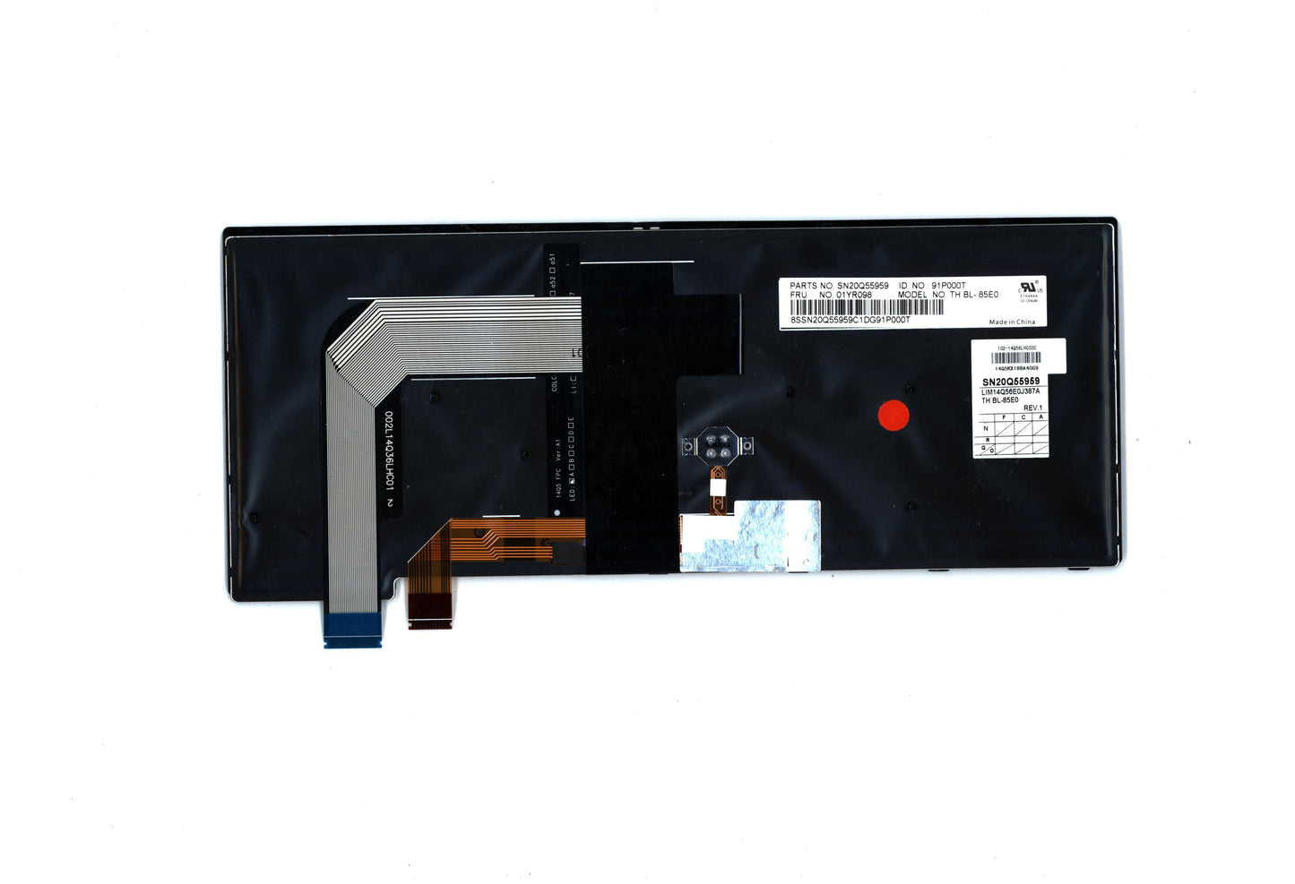 Lenovo Th-Kbd,Es,Chy,Bl - 01YR098