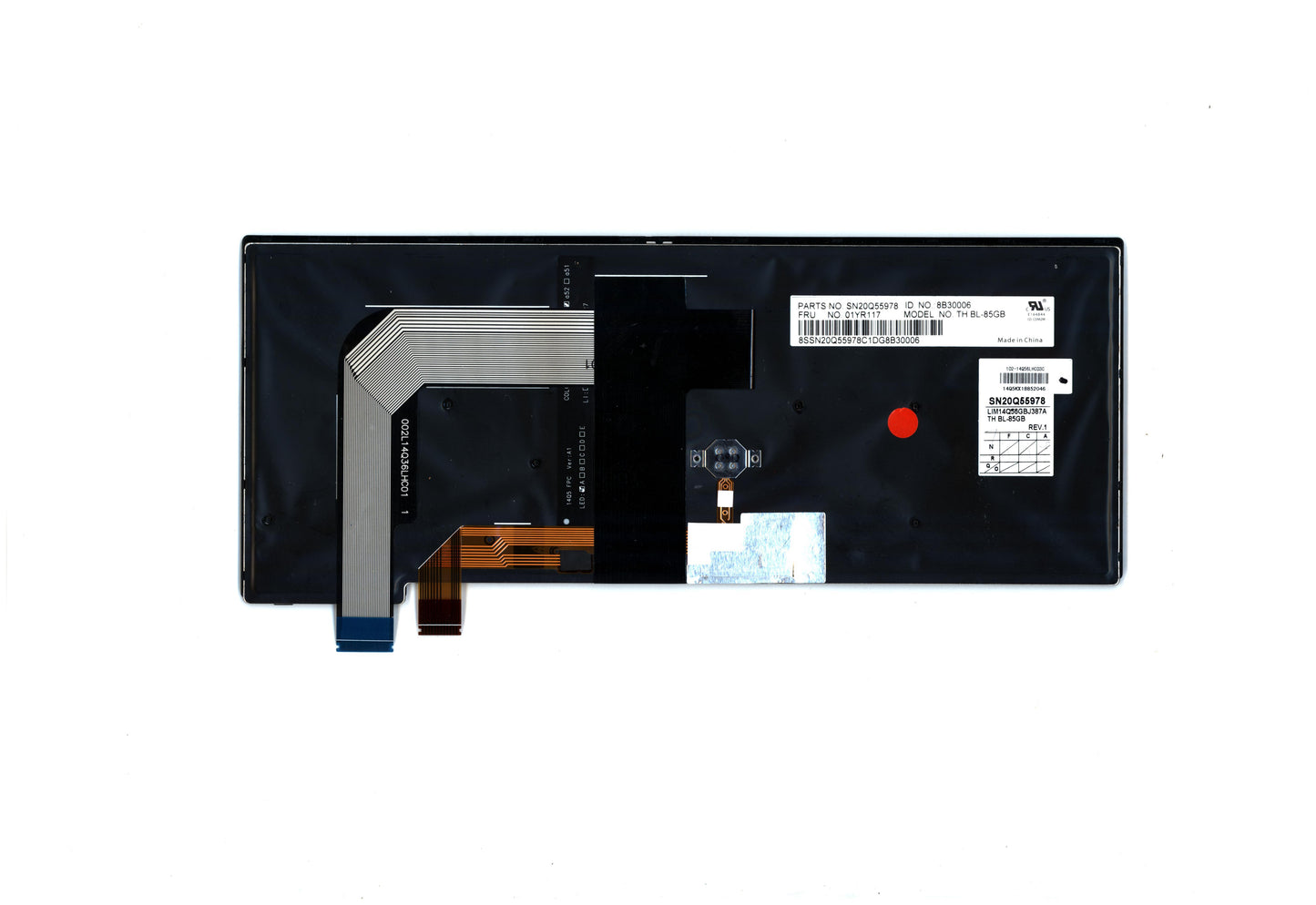 Lenovo Th-Kbd,Gb,Chy,Bl - 01YR117