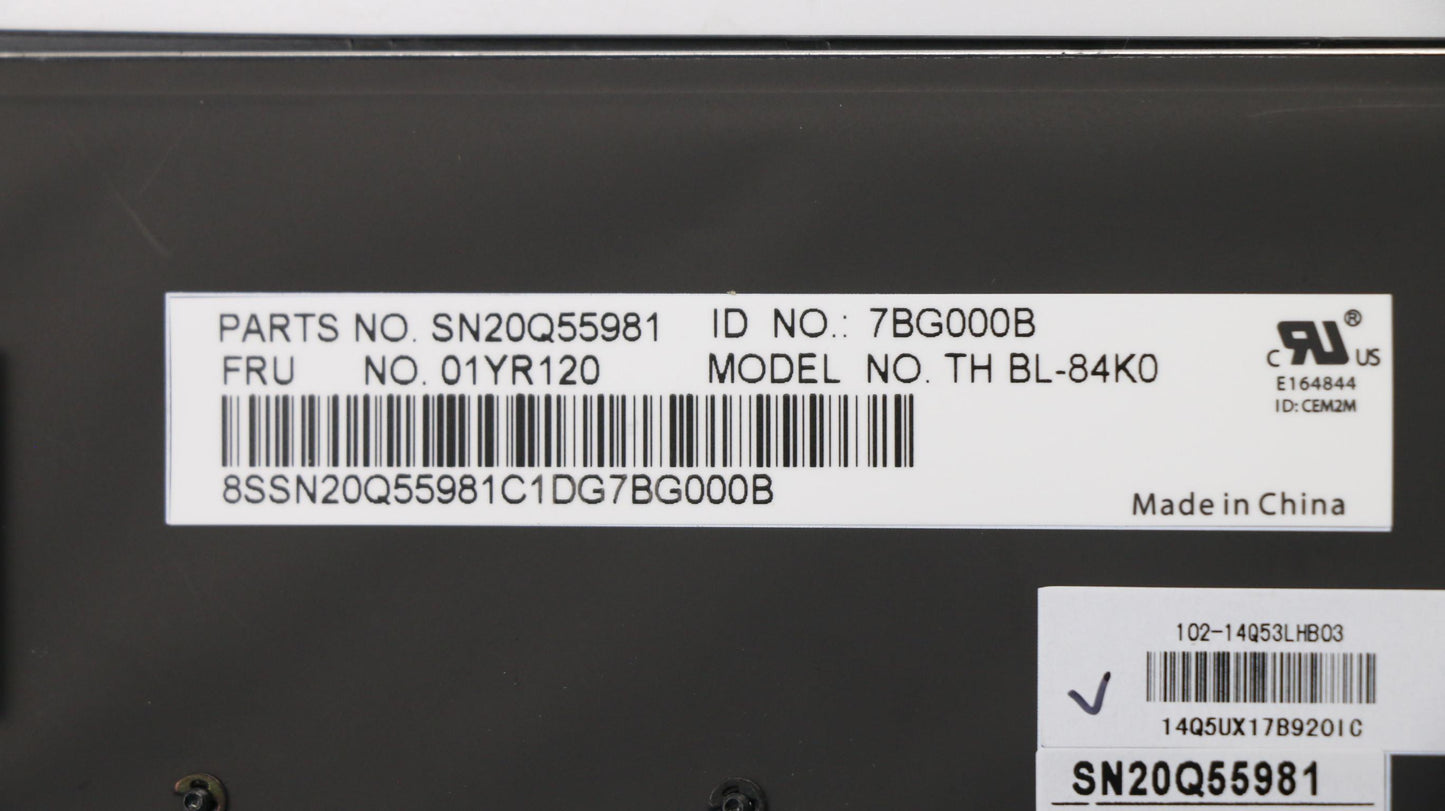 Lenovo Th-Kbd,Kr,Chy,Bl - 01YR120