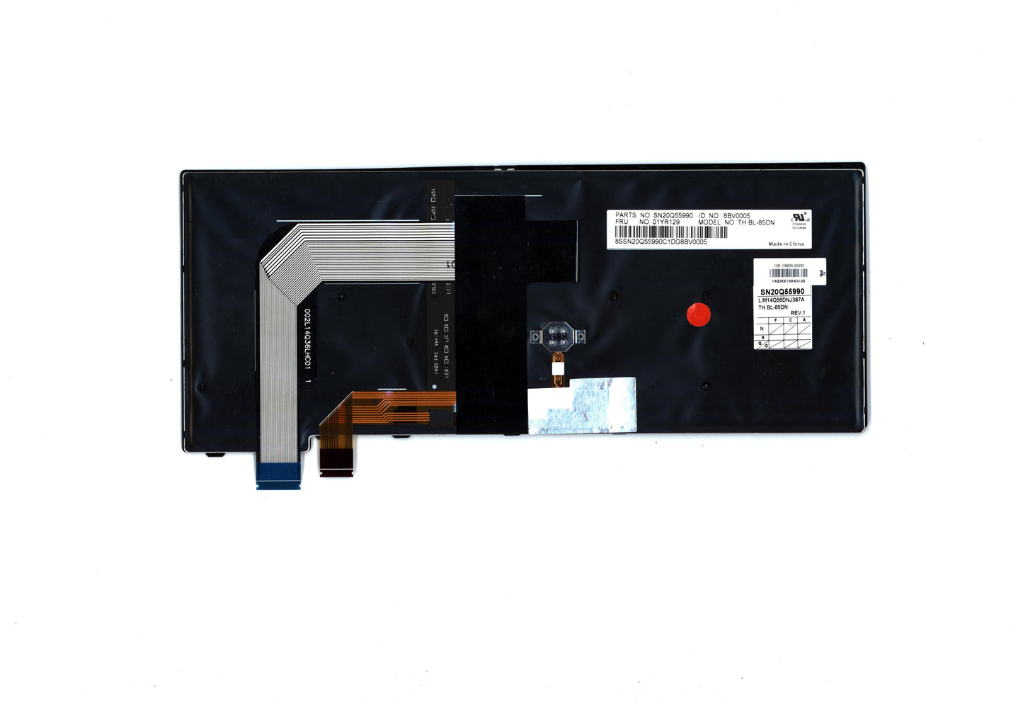 Lenovo Th-Kbd,Ndc,Chy,Bl - 01YR129