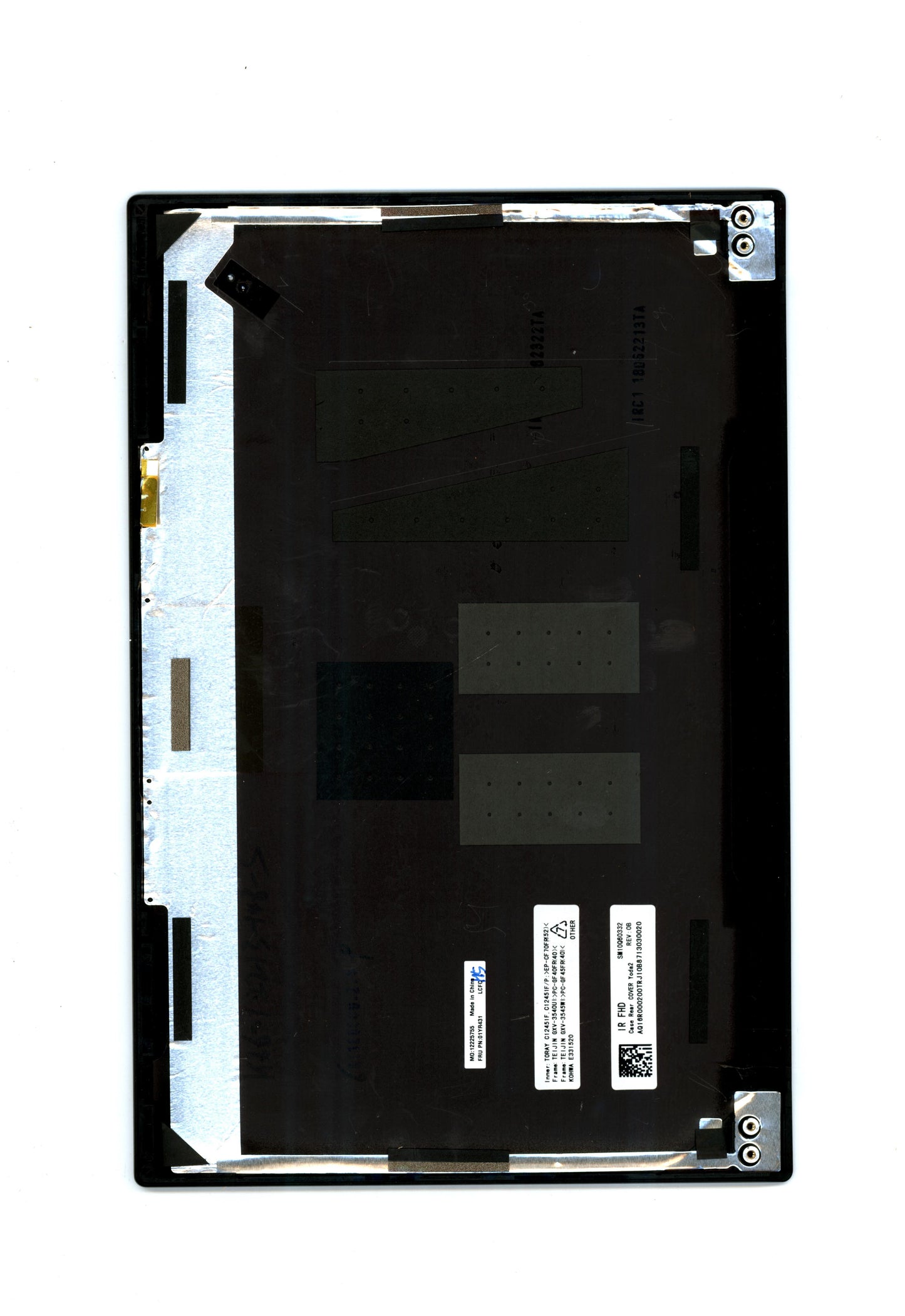 Lenovo 01YR431 Asm Case Rear Cover Ir Black