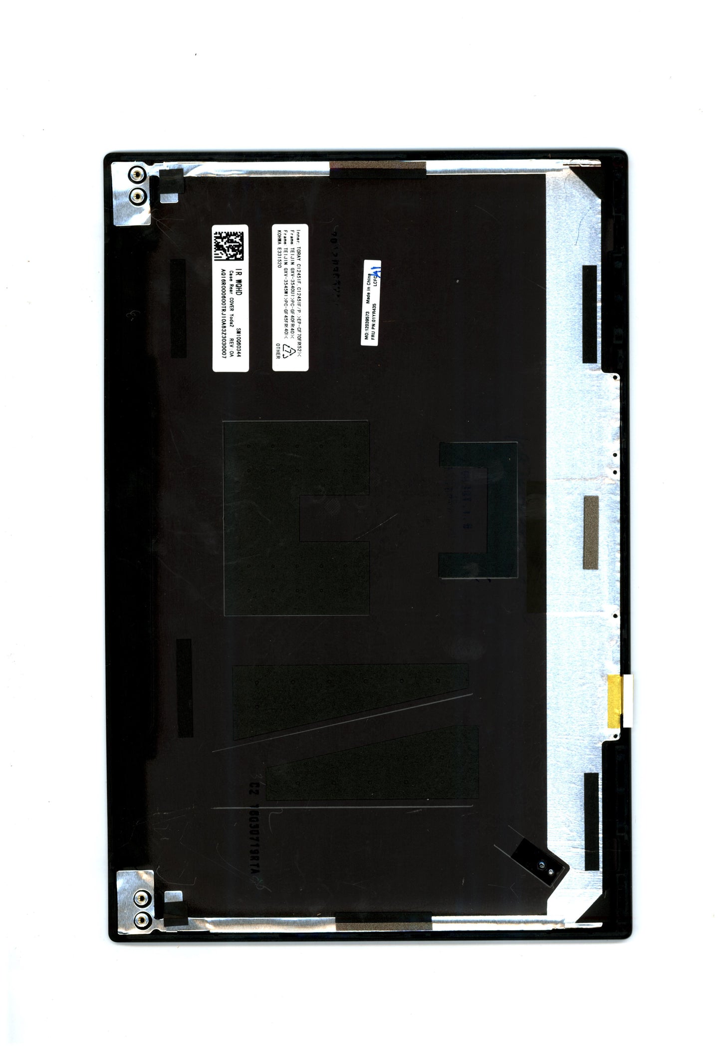 Lenovo 01YR435 Asm Case Rear Cover Wqhd Ir Bl