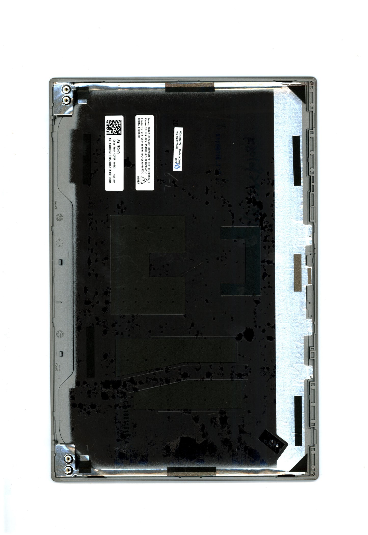 Lenovo 01YR436 Asm Case Rear Cover Wqhd Sm Si