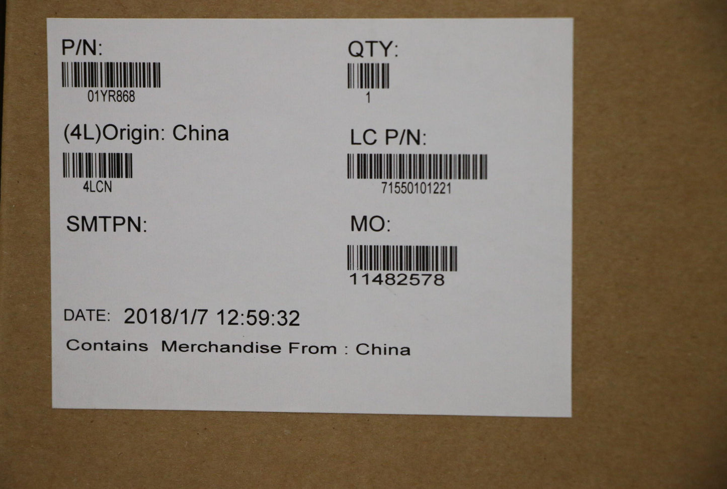 Lenovo Mb Dis I56300Hq Win Namt Ntpm - 01YR868