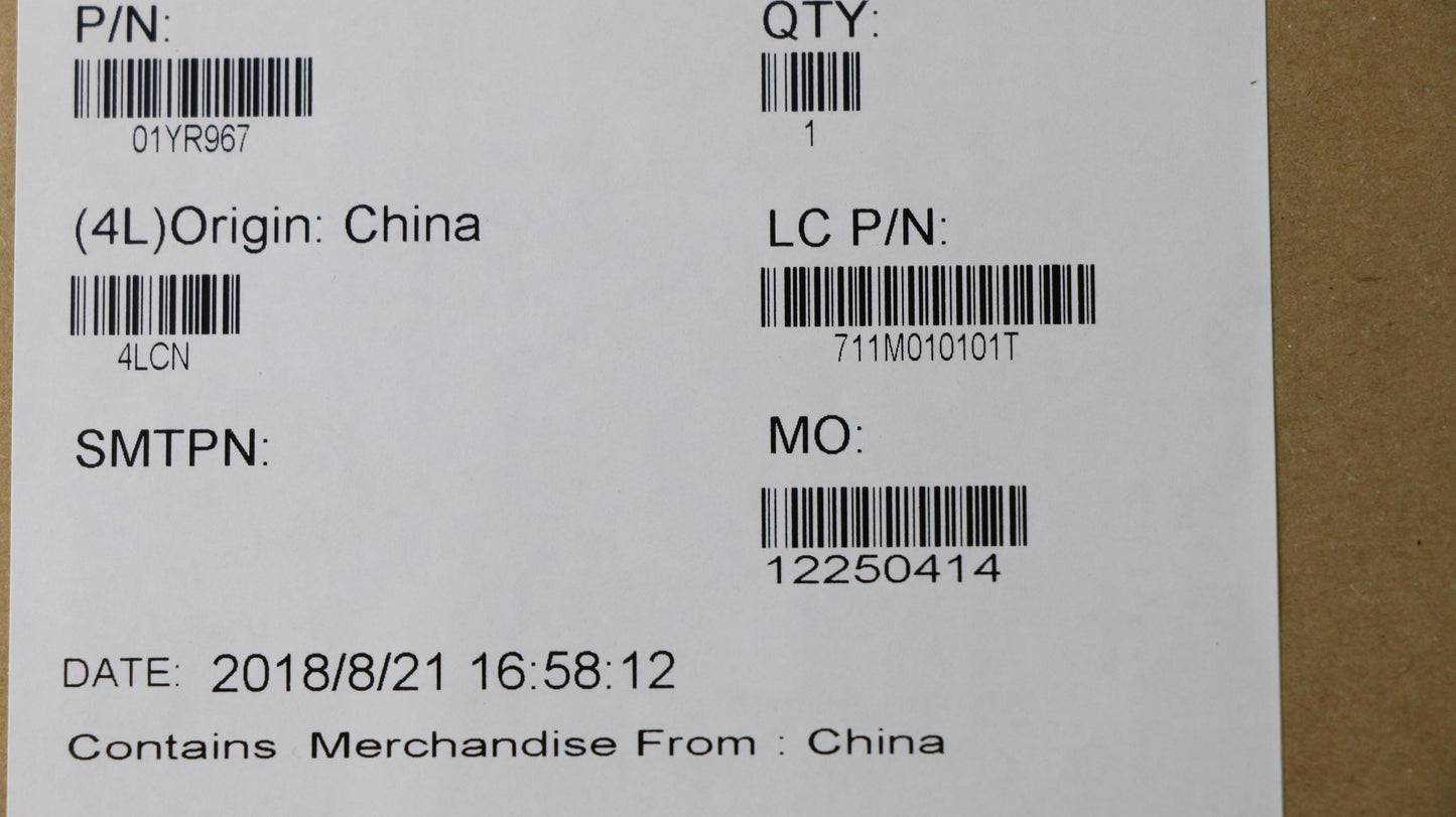 Lenovo Main Board - 01YR967