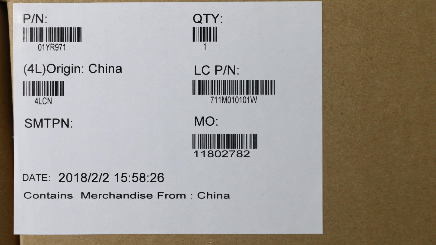 Lenovo Mb I36100U Win Namtytpmdtpm1+2 - 01YR971
