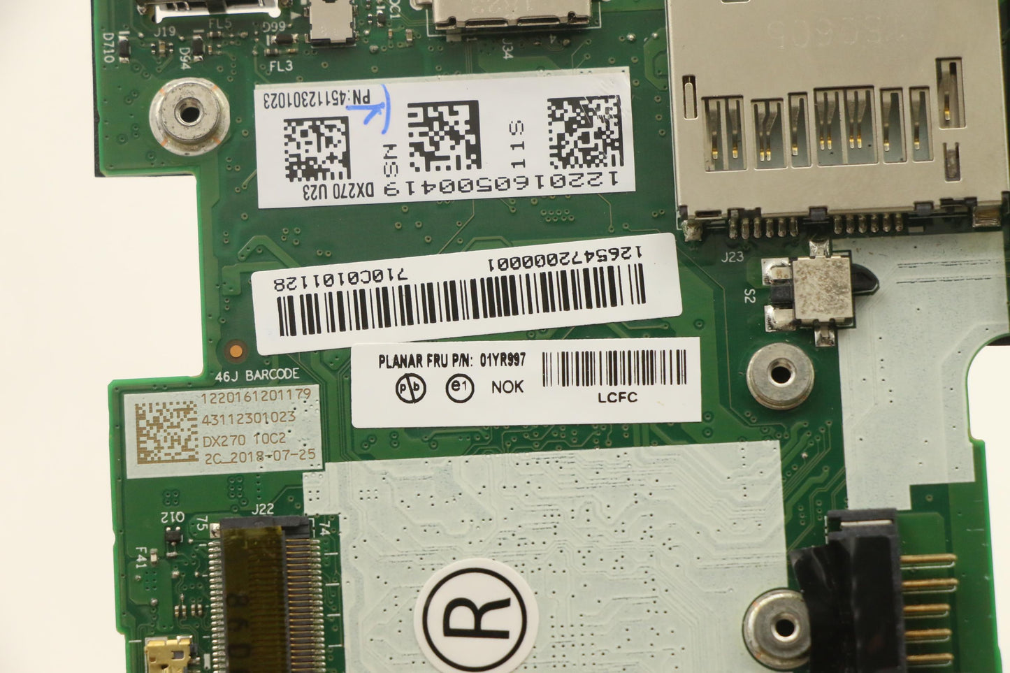Lenovo System Board Planar Motherboar - 01YR997