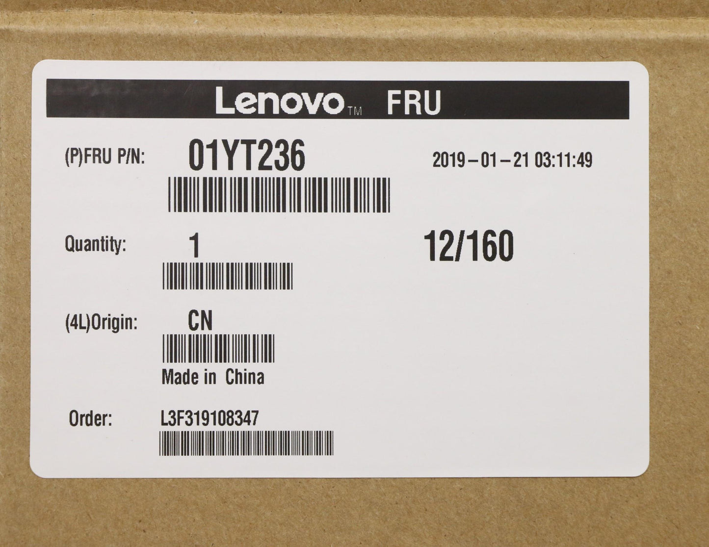 Lenovo Lcd Rear Cover Asm Wo Logo - 01YT236