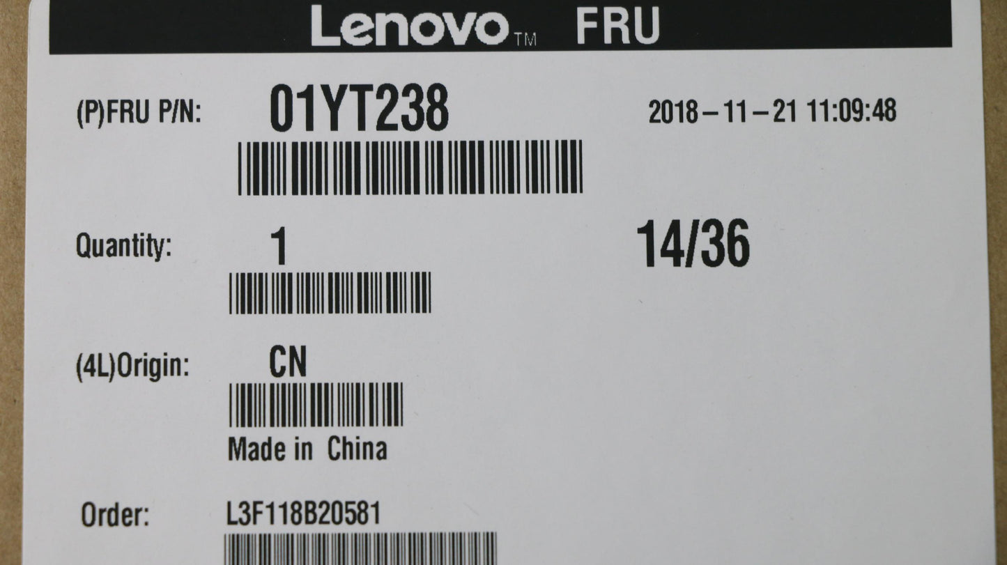 Lenovo (01YT238) Rear 4K LCD Cover