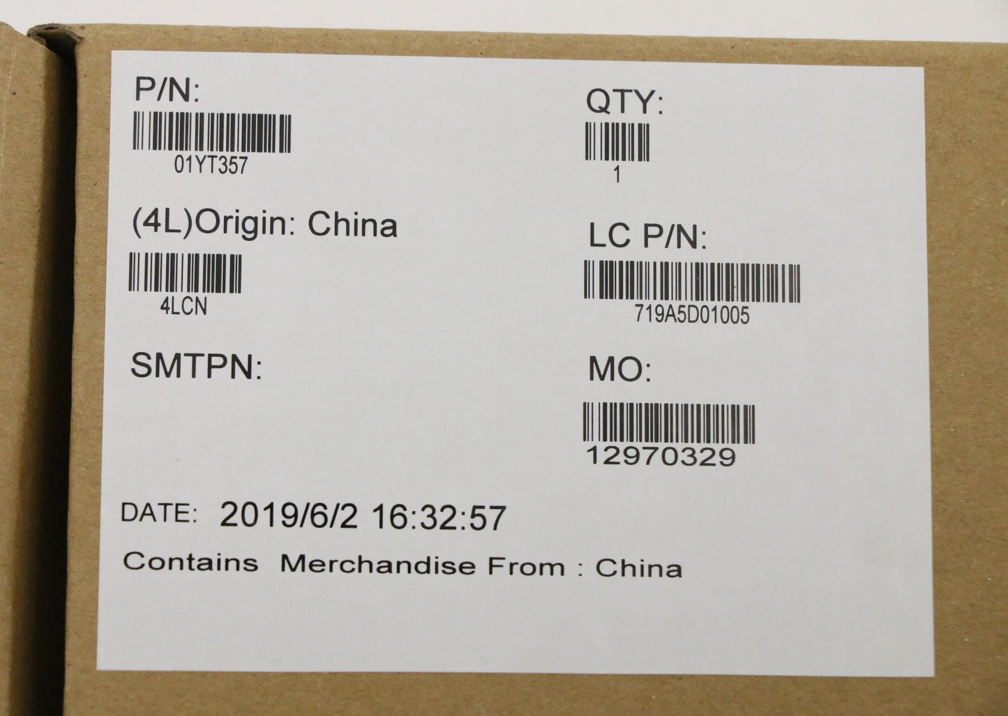 Lenovo Win I7-8565U P 8Gb D-Tpm Swg - 01YT357