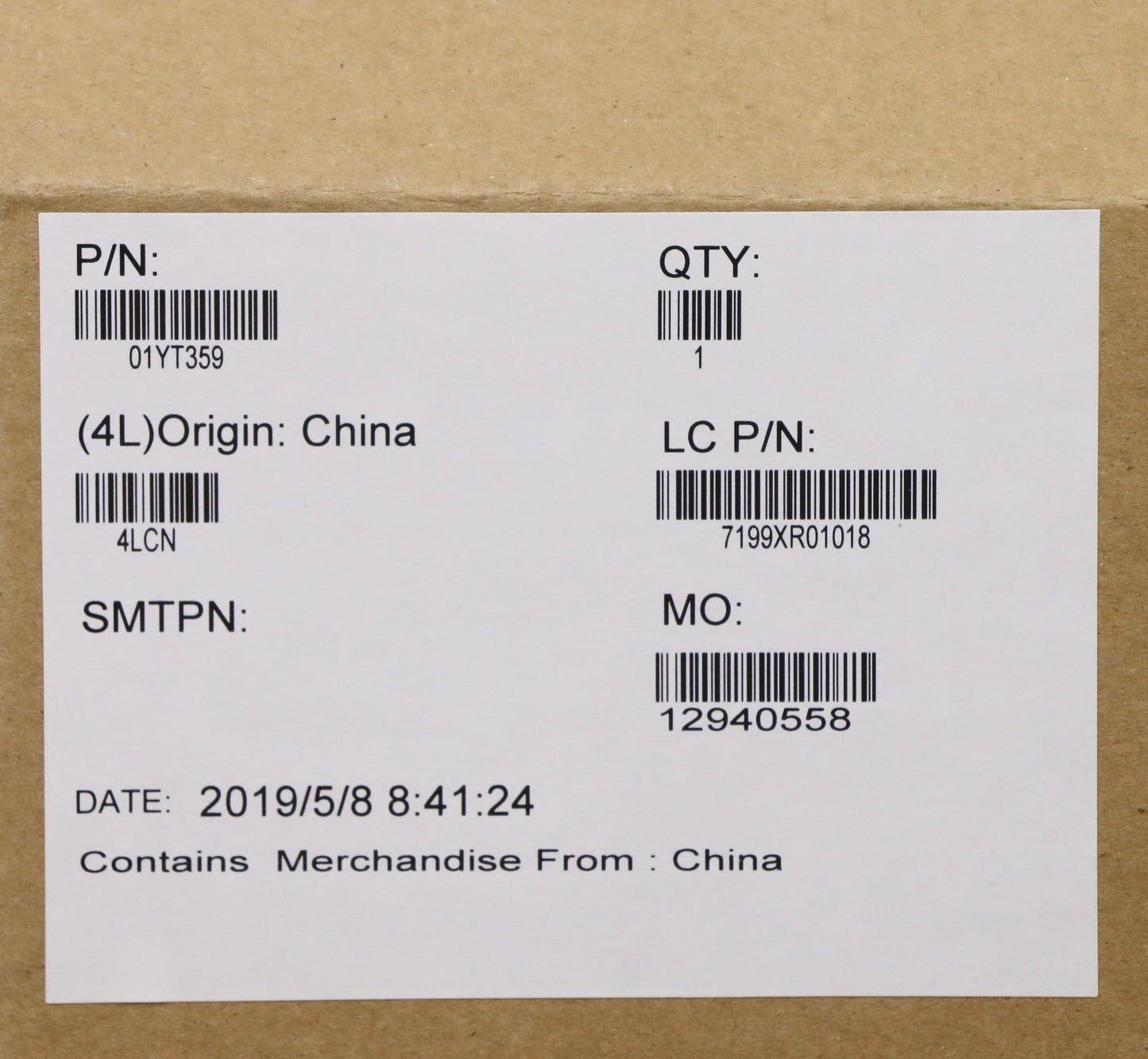Lenovo Nok,I5-8265U,8Gb,D-Tpm,Uma - 01YT359