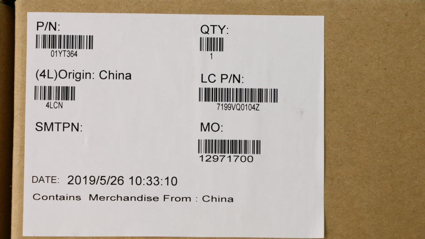 Lenovo Noki7-8565U16Gbd-Tpmswg Np - 01YT364