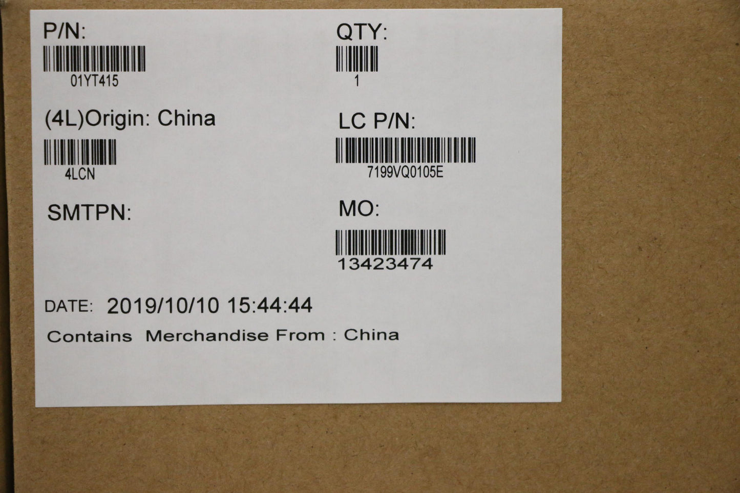 Lenovo Nok5-836516Gvpamttpm2Uma - 01YT415