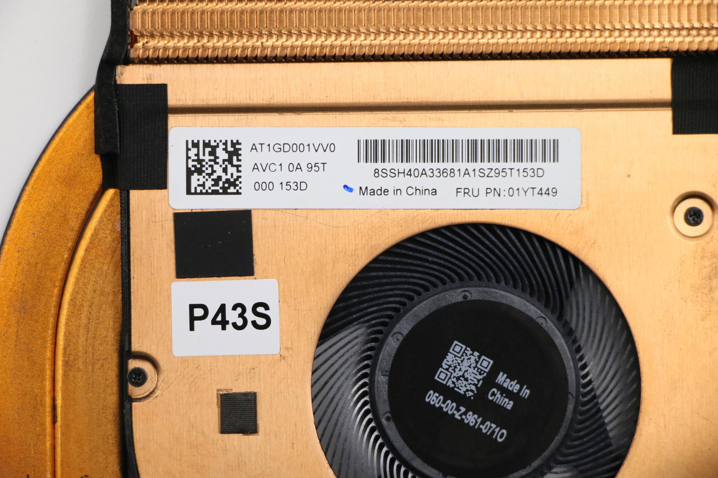 Lenovo Fru Fan Swg P43S Avc - 01YT449