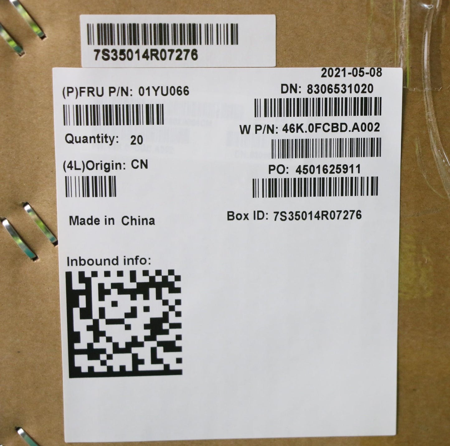 Lenovo Pack Touchpad Clickpad Chicony - 01YU066