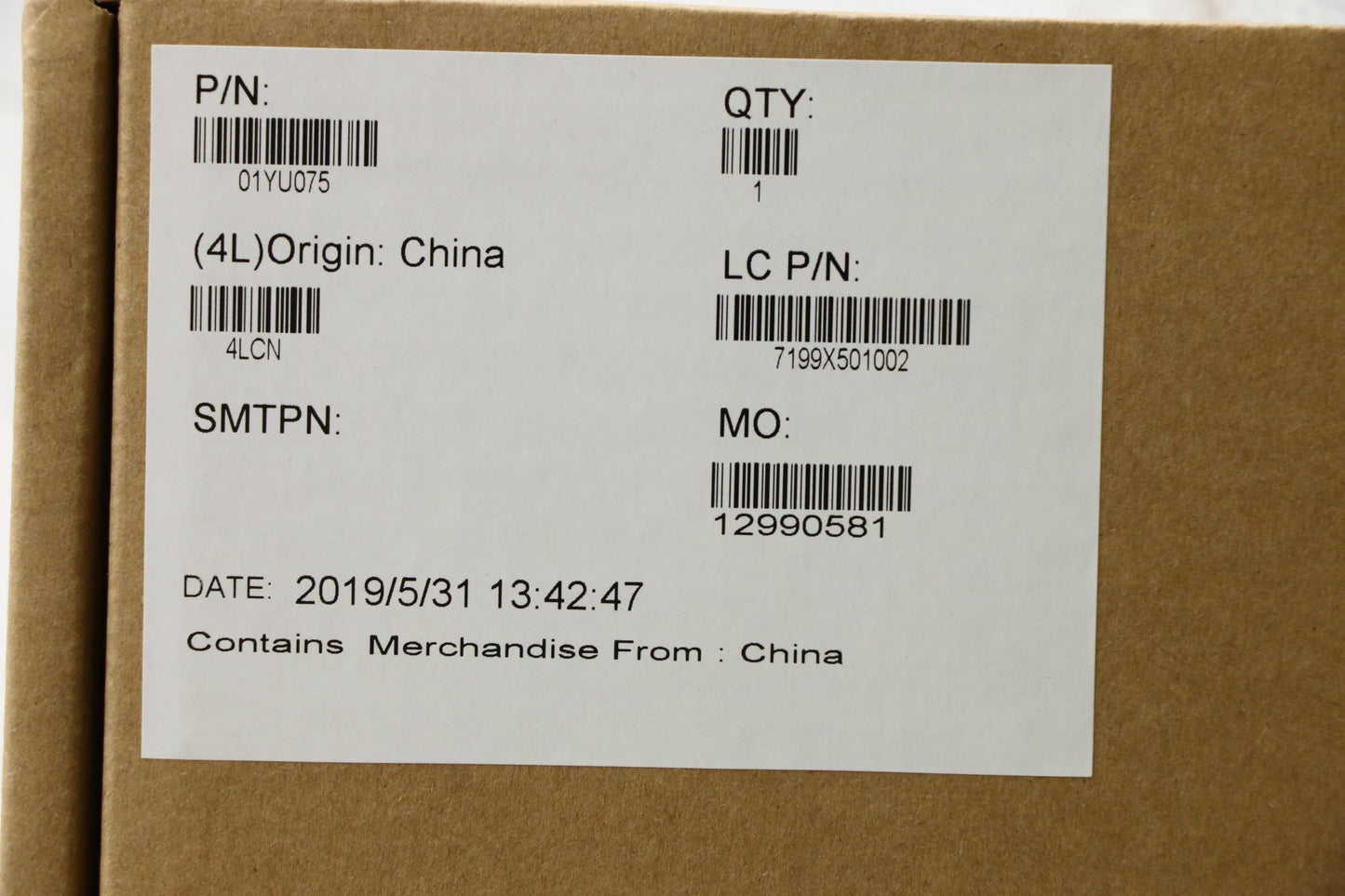 Lenovo Touch Pad Cs16_2Bcp,Mylar,Blac - 01YU075