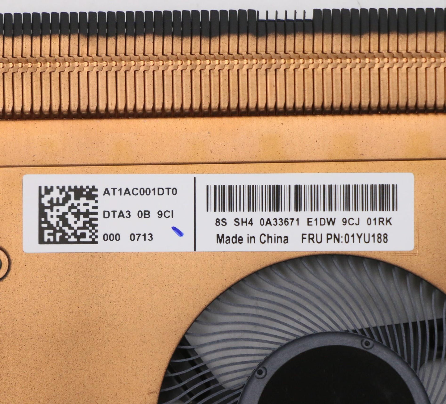 Lenovo Ft490 Thermal Cpu Heatsink W/F - 01YU188