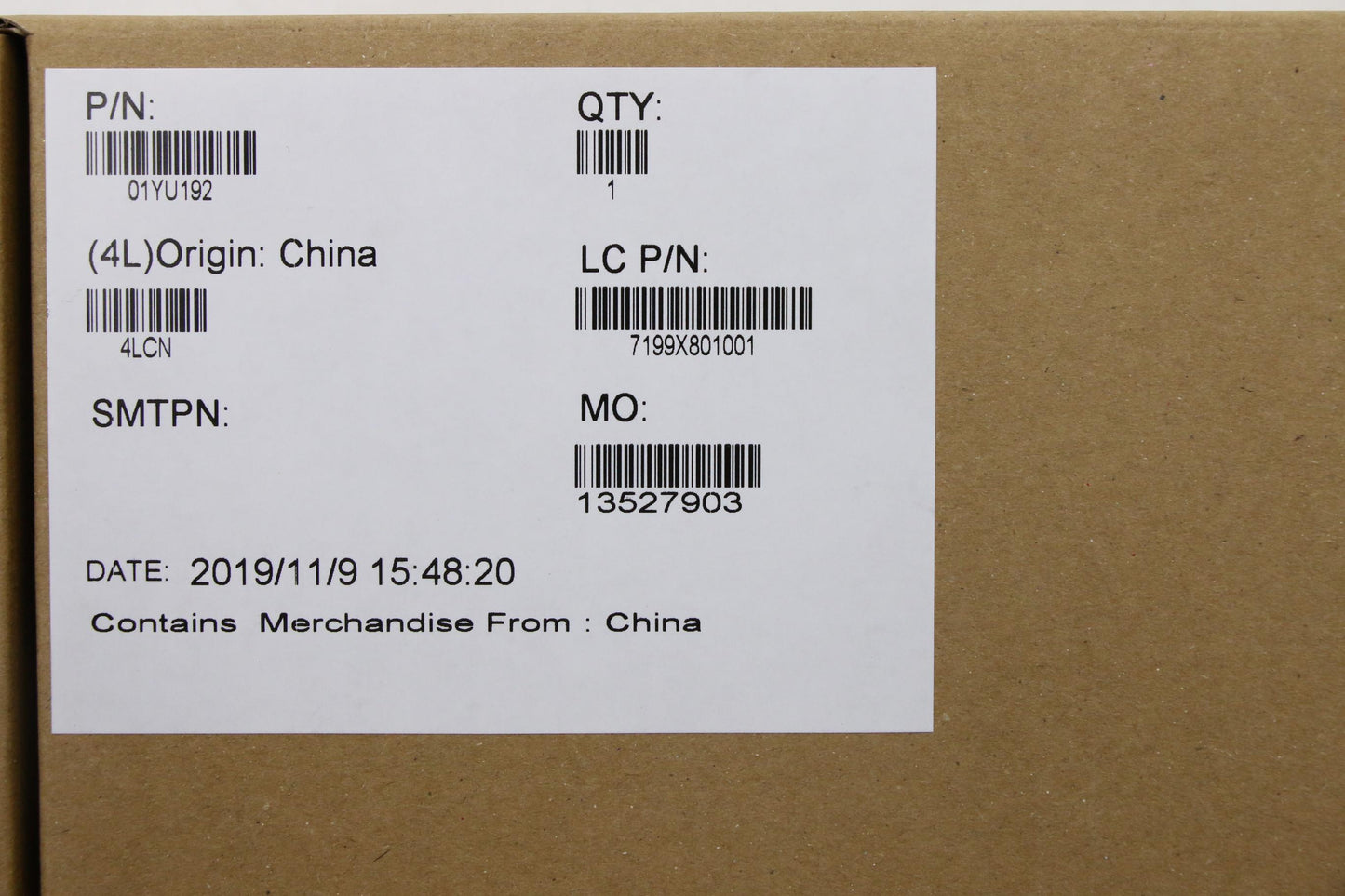 Lenovo Ft590 Thermal Cpu Heatsinkw/Fa - 01YU192