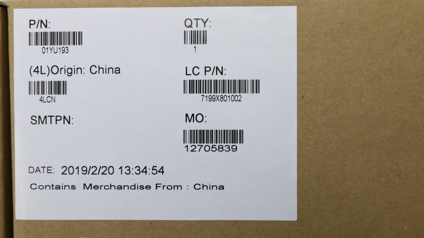 Lenovo Ft590 Thermal Cpu Heatsinkw/Fa - 01YU193