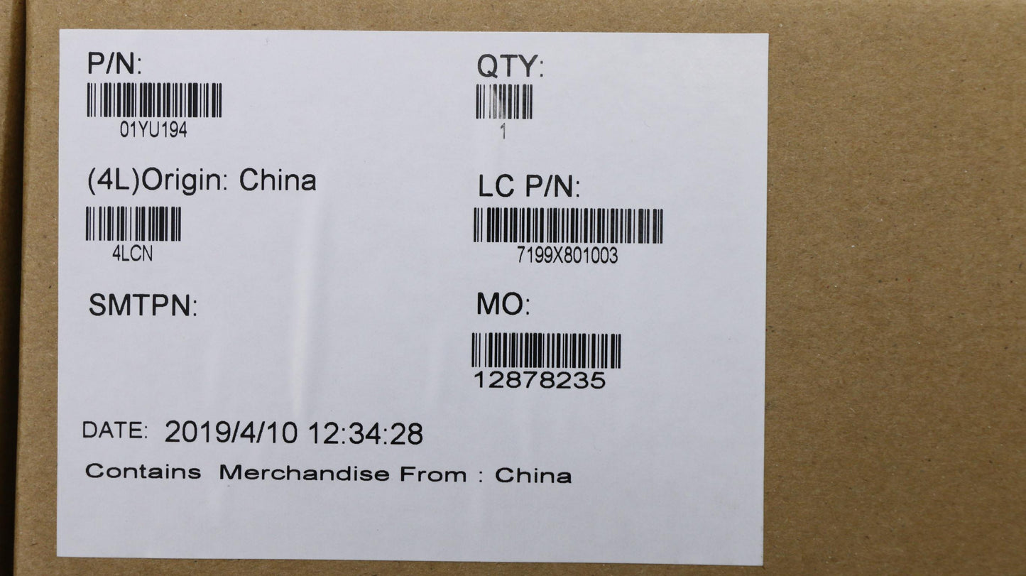 Lenovo Ft590 Thermal Cpu Heatsinkw/Fa - 01YU194