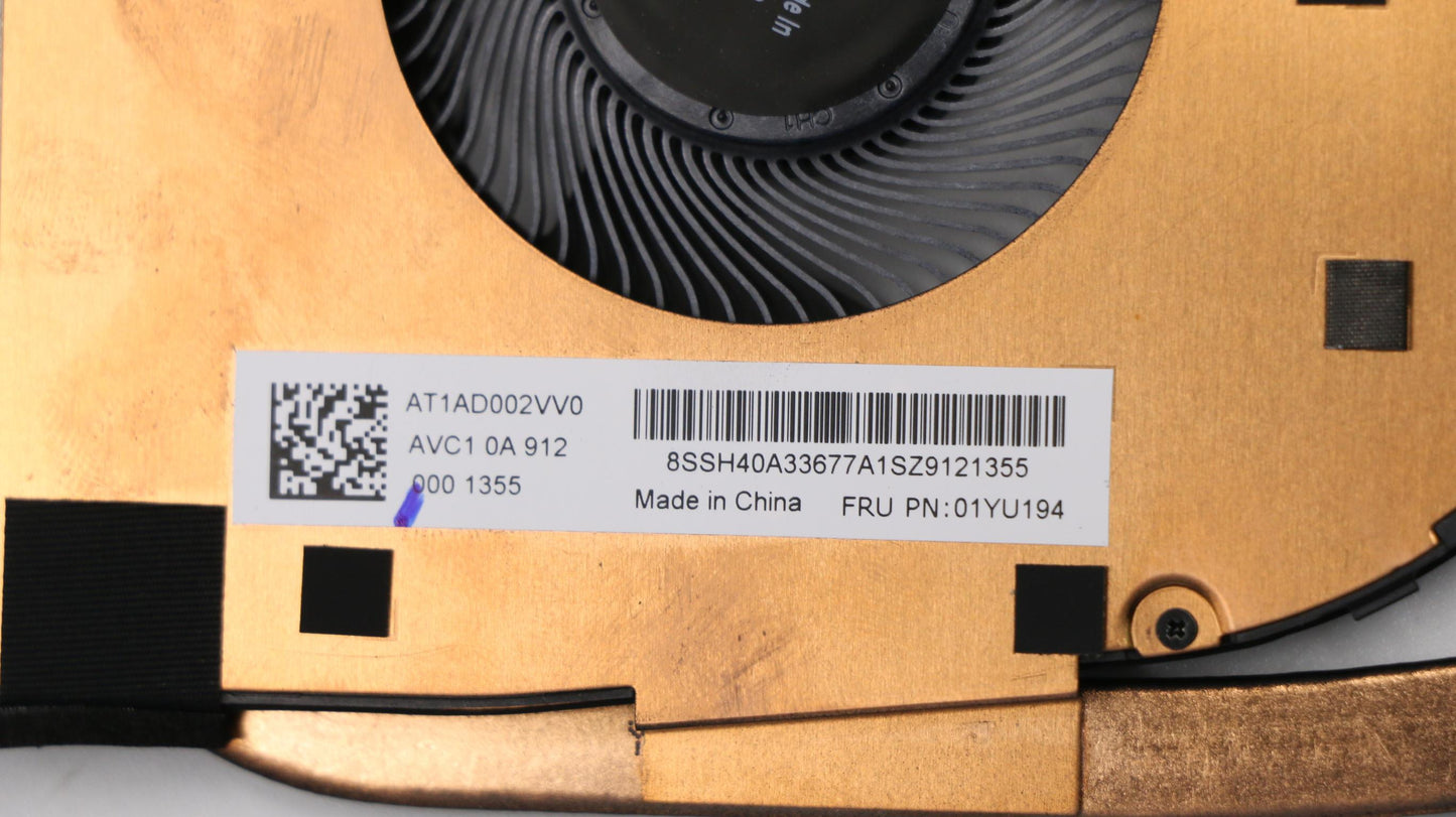 Lenovo Ft590 Thermal Cpu Heatsinkw/Fa - 01YU194