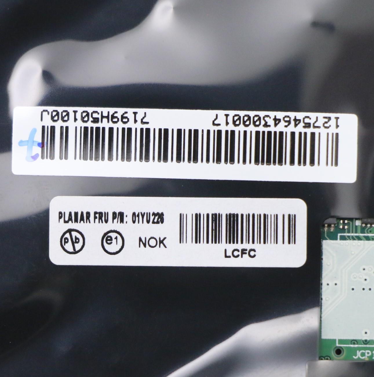 Lenovo System Board Planar Motherboar - 01YU226