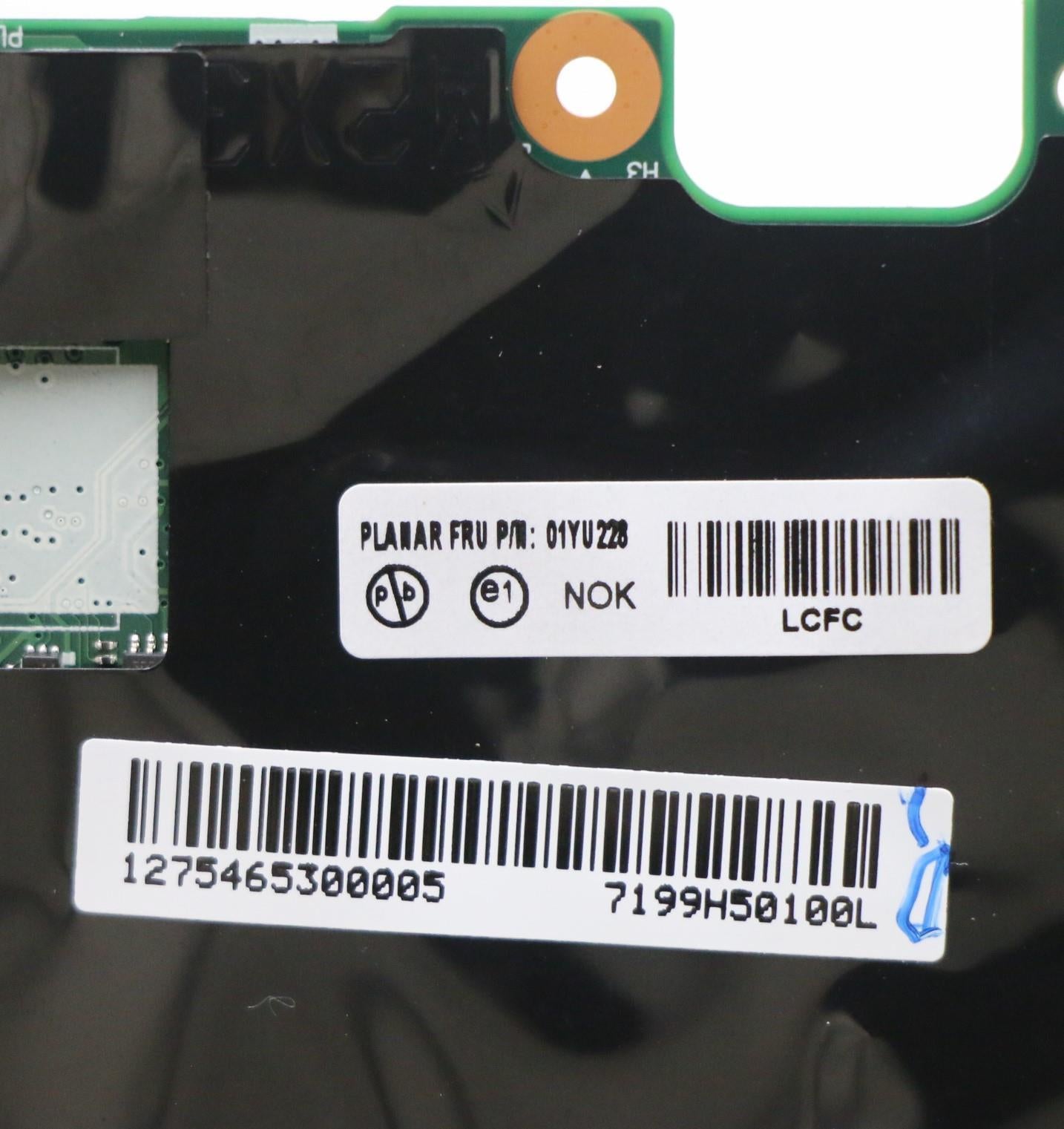 Lenovo System Board Planar Motherboar - 01YU228