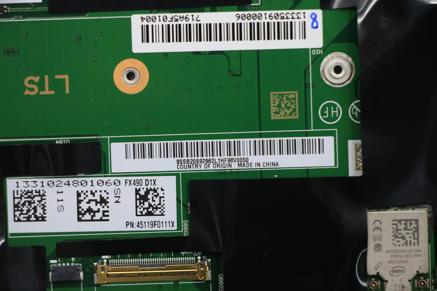 Lenovo Mb Nok I5-8265U 8G Na Yt Dt2.0 - 01YU353