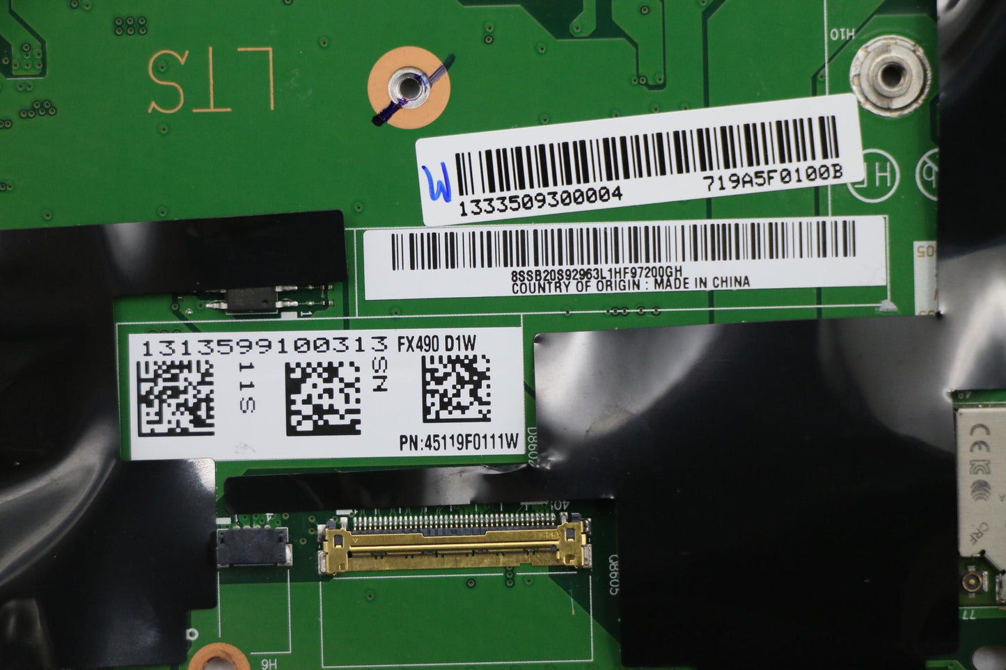 Lenovo Mb Nok I5-8265U 16G Na Yt Ft2. - 01YU360