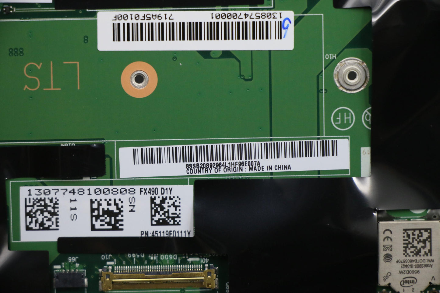Lenovo Mb Win I7-8565U 8G Na N-Tpm - 01YU364
