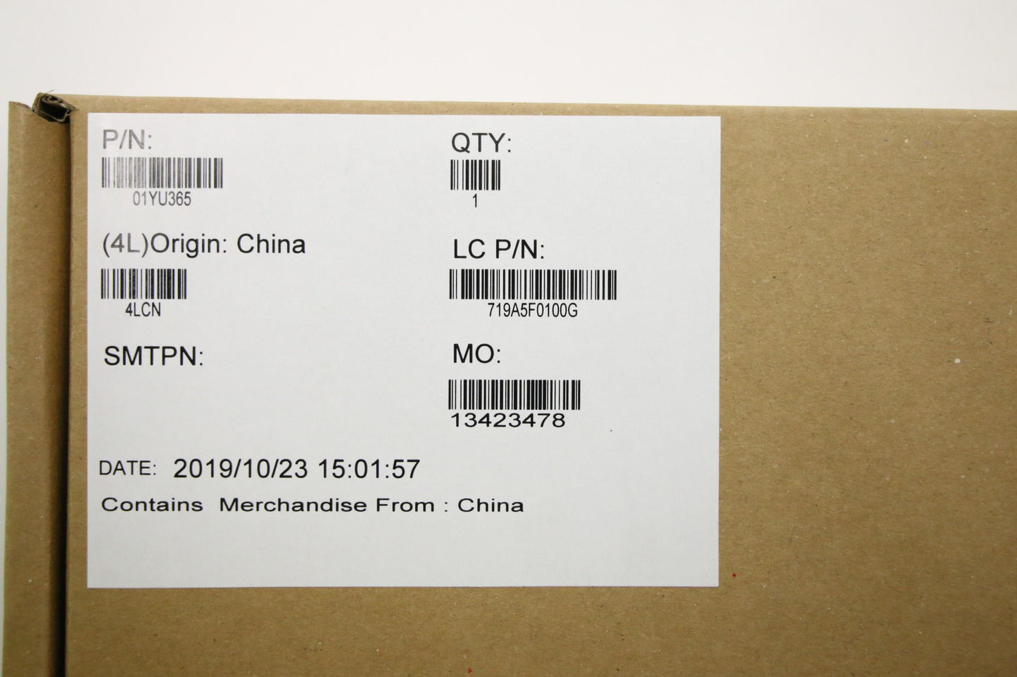 Lenovo Mb Nok I7-8565U 8G Na Yt Dt2.0 - 01YU365