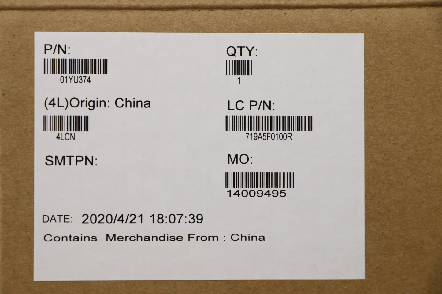Lenovo Mb Win I5-8365U 8G Ya Yt Dt2.0 - 01YU374