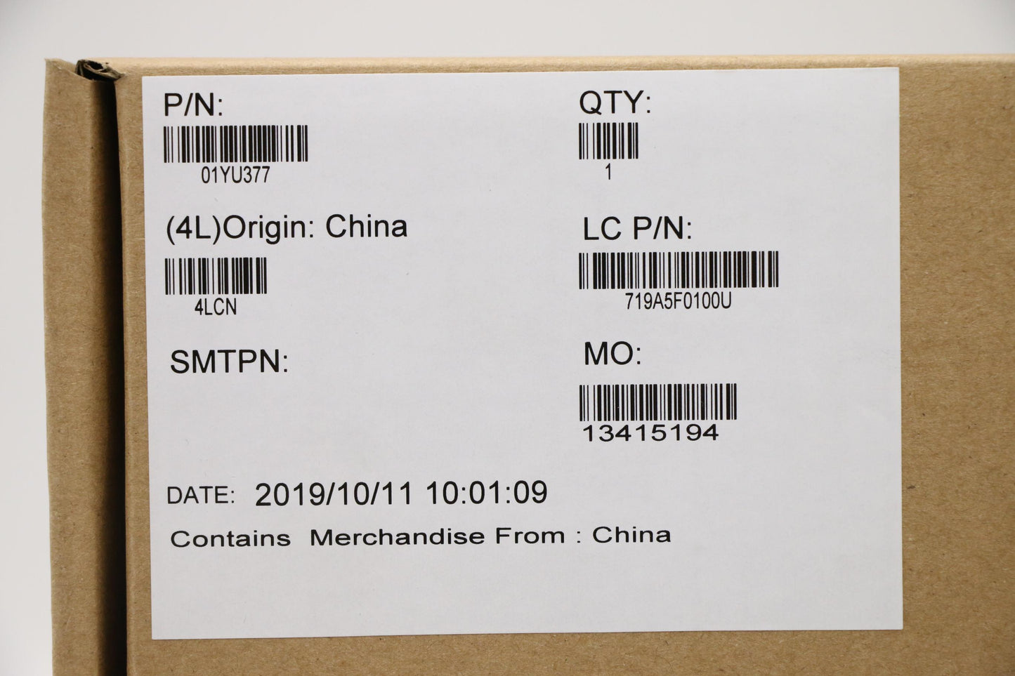 Lenovo Mb Nok I5-8365U 8G Ya Yt Dt2.0 - 01YU377