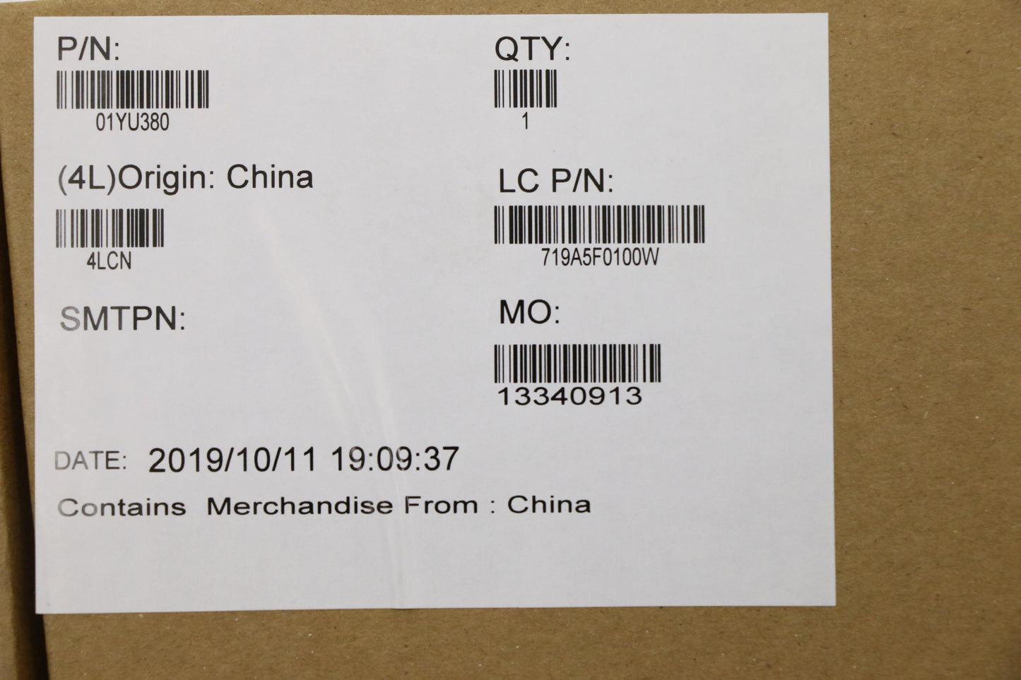 Lenovo Mb Win I5-8365U 16G Ya Yt Dt2. - 01YU380