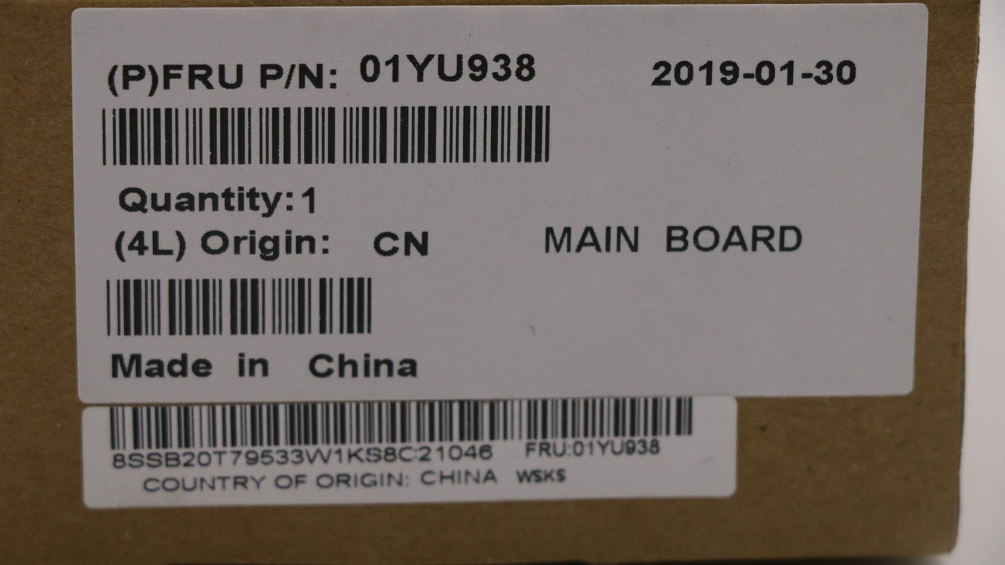 Lenovo Nok,I5-8400H,N18P-Q1,Amt,Vp Lp - 01YU938