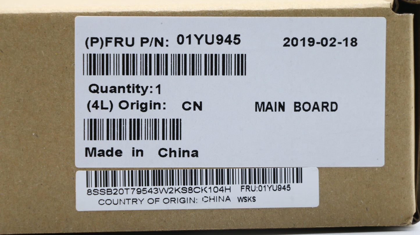 Lenovo Win,I5-8300H,N17P-G1,Tpm,N-Vp - 01YU945